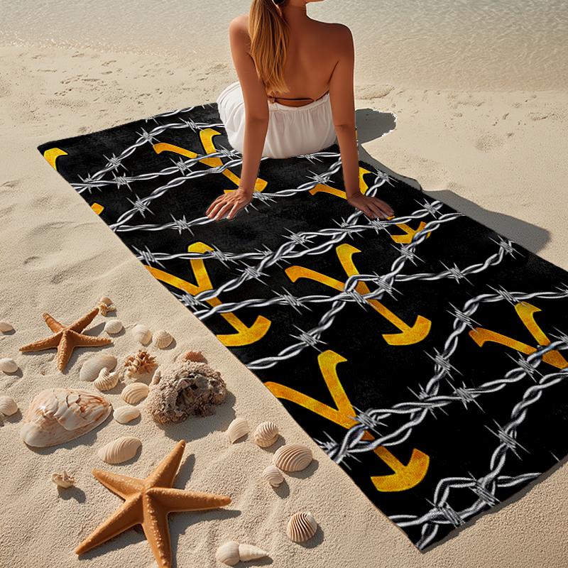 Westliche Abenteuer Romanze Strandtuch, Superweiche Mikrofaser, Geschenk für Sie/Ihn, Geburtstag, für Pool, Strand, Reisen, Heimdekoration Fan-Geschenke