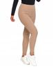 MORAJ Women's High Waist Ribbed Leggings, Fashionable, Sporty, L/XL, Beige