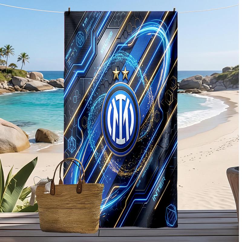 Borussia Dortmund Printed Beach Towel Quick Dry Soft TowelPortable Large Rectangular Beach Blanket for Travel Swimming Pool
