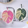 Simple Pattern Cartoon Hand Towel Plant Pattern Coral Velvet Hand Towel Hanging Hand Towel  Kitchen