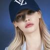 Monogram Big Logo Overfit Buckle Cap Navy