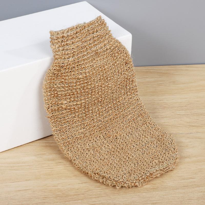 Revitalisez la peau avec la ceinture de bain exfoliante en jute de ramie - Essentiel pour la douche