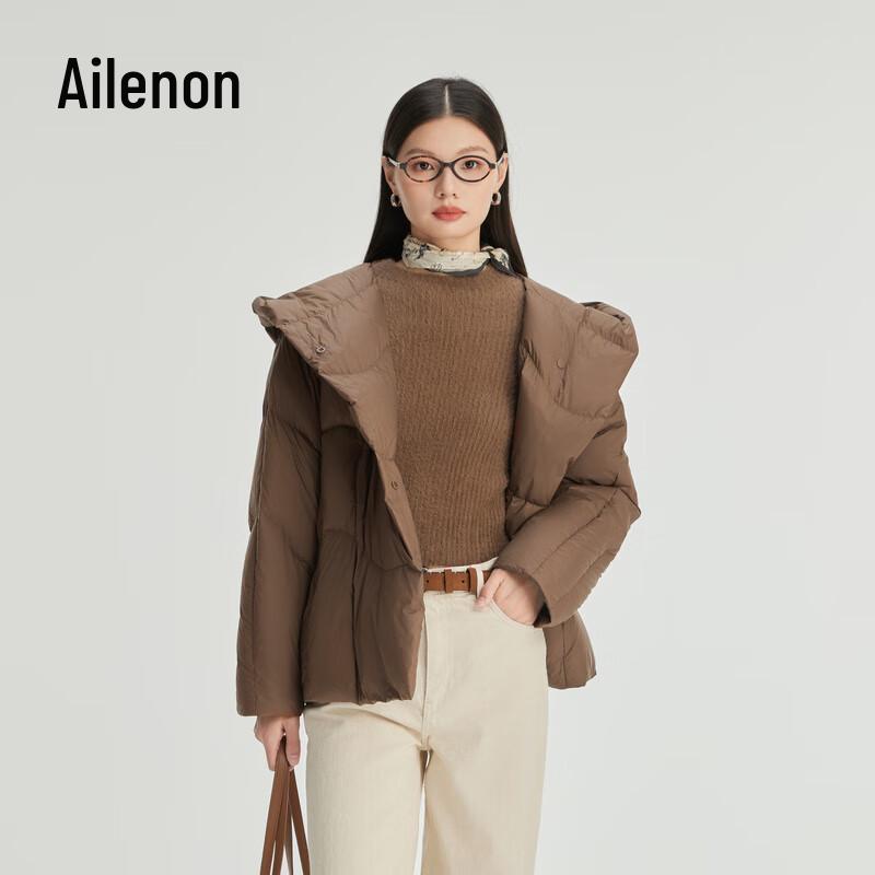 Aolaiyi Women's Stylish Quilted Hooded Short Down Jacket