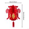 Year Hanging Lantern Decoration 3D Decorative Traditional for Holiday Indoor Outdoor Hotel