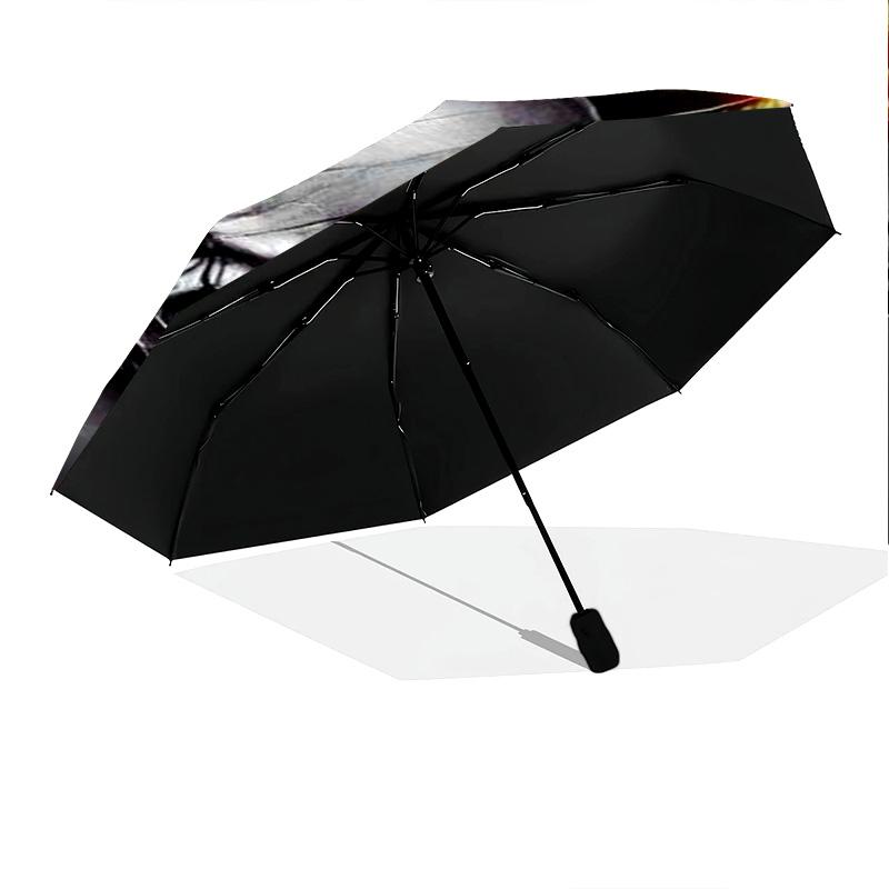 Skull Pistons Folding umbrella 8 paraphenoid bones Umbrella printing Sun umbrella light