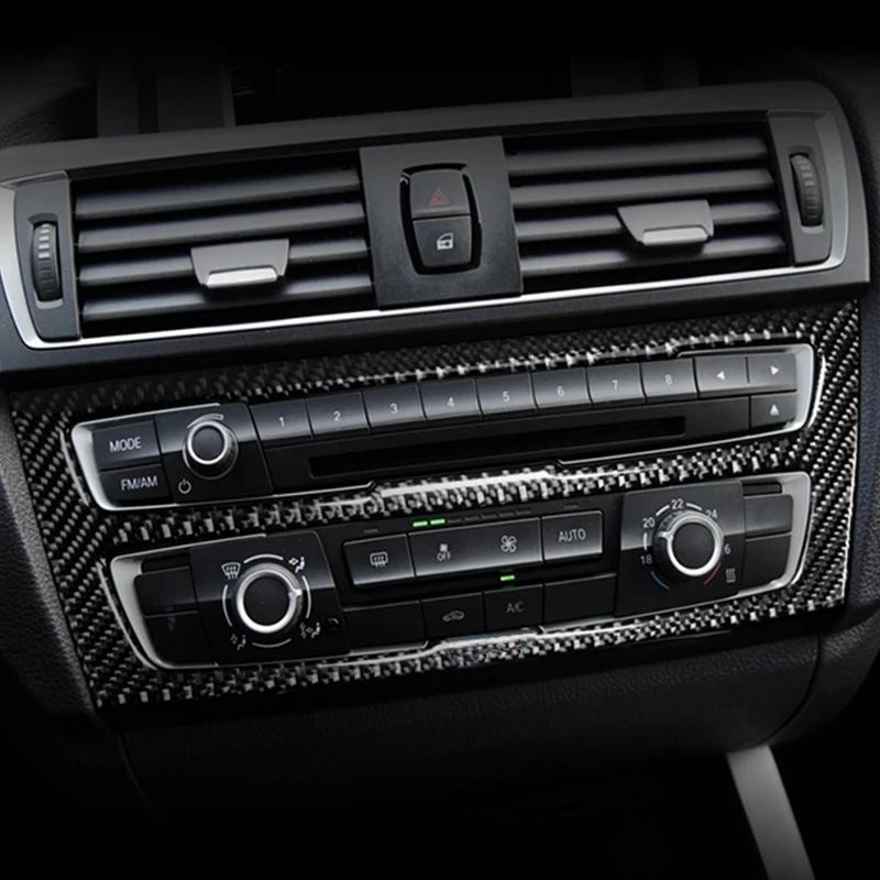 Carbon For BMW 1 2 Series F20 F21 F22 F23 Transmission Internal Air Conditioning CD Panel Door Armrest Decorative Sticker