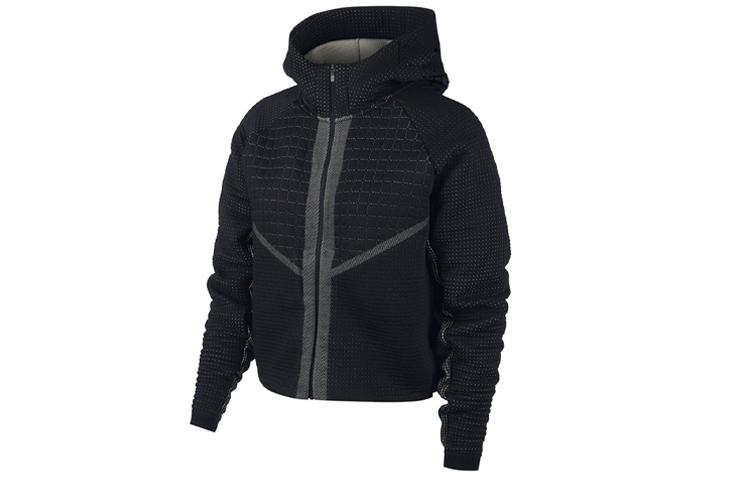 Nike Cropped Coats Women s Black Hooded Moderate CI9433-011 S