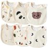 GoUseGo Baby for Boys and Set of Nordic Style Baby Feeding Bibs for 1 Year 2 Year 3 Year Baby Food Baby Baby Shower Gift Bibs, Waterproof, Girls, 6,