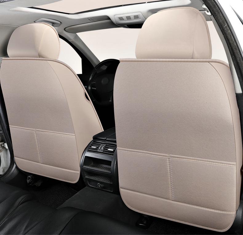 Linen Car Seat Cushion for Dongfeng Peugeot Models: 4008, 206, 207, 307, 408, 308, 2008, 5008