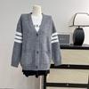2025 Slimming Korean Knitted Cardigan - Little Fragrant Lazy Style for Spring & Autumn