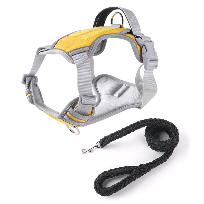 Dog Leash Explosion-proof  Large Dog Chest Strap Reflective Dog Leash Vest Type Pet Leash