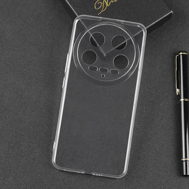 For Xiaomi 14 Ultra Case Clear Slim-Fit TPU Drop Protection Phone Protective Cover