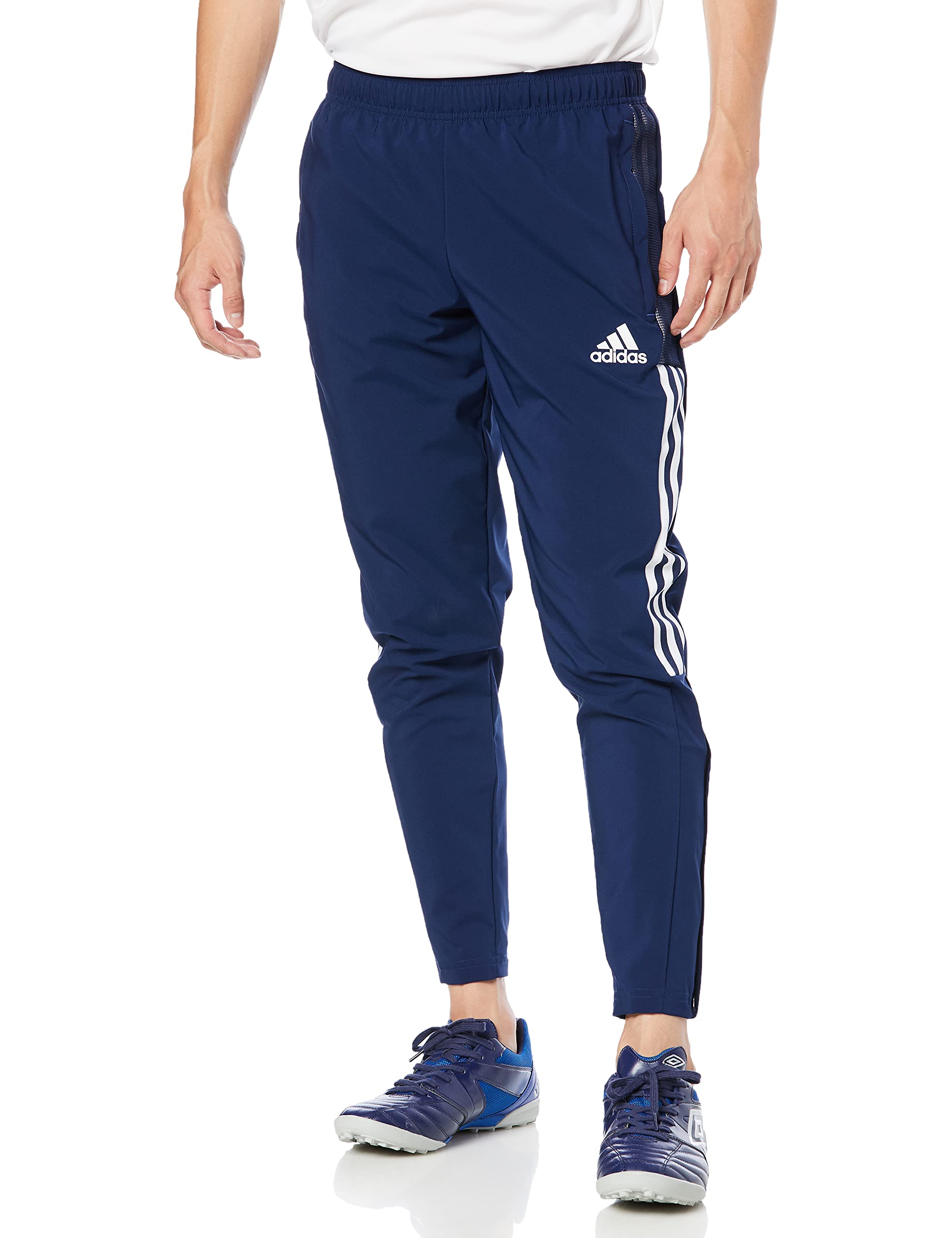 

Футбольные длинные брюки Tiro 21 Woven Pants JII05 Team Navy Blue L [Adidas] Мужские (GH4470)