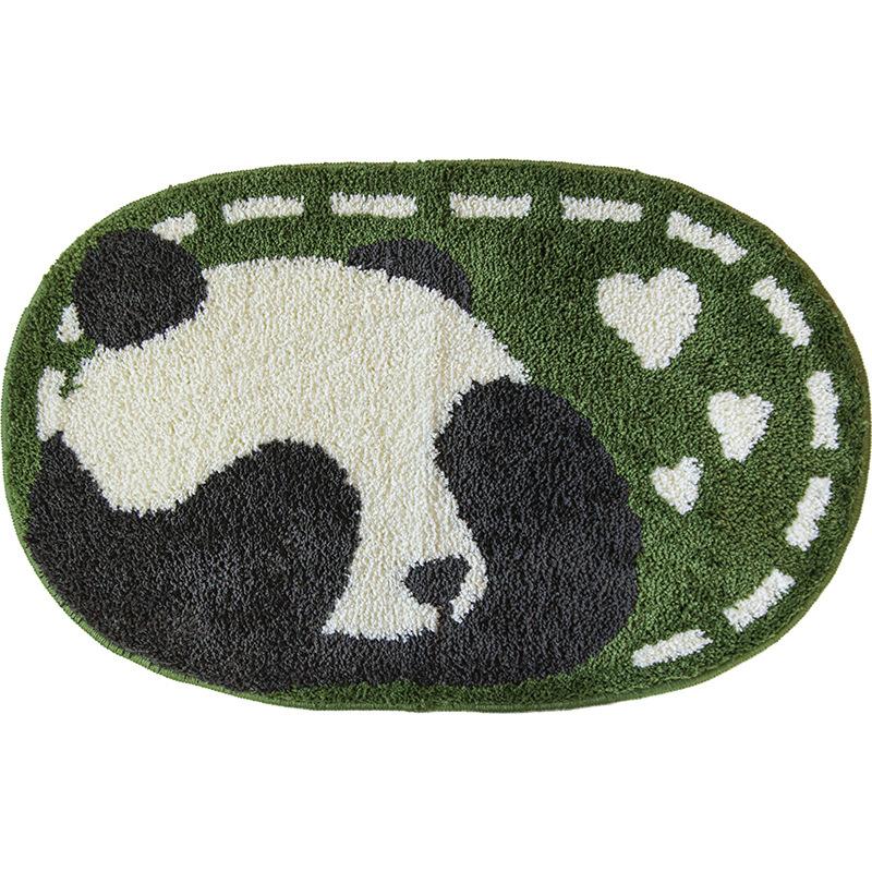 Cartoon Bathroom Carpet Absorbent Soft Floor Mat, Bedroom Bedside Decorative Floor Mat