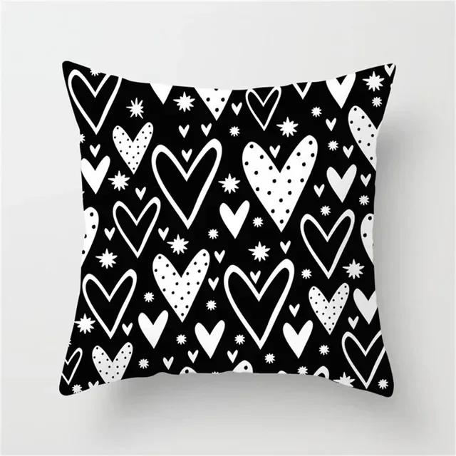 Geometric Cushion Covers Yellow Plaid Stripes Print Pillow Case For Home Chair Sofa Decoration Pillowcases 45cm*45cm