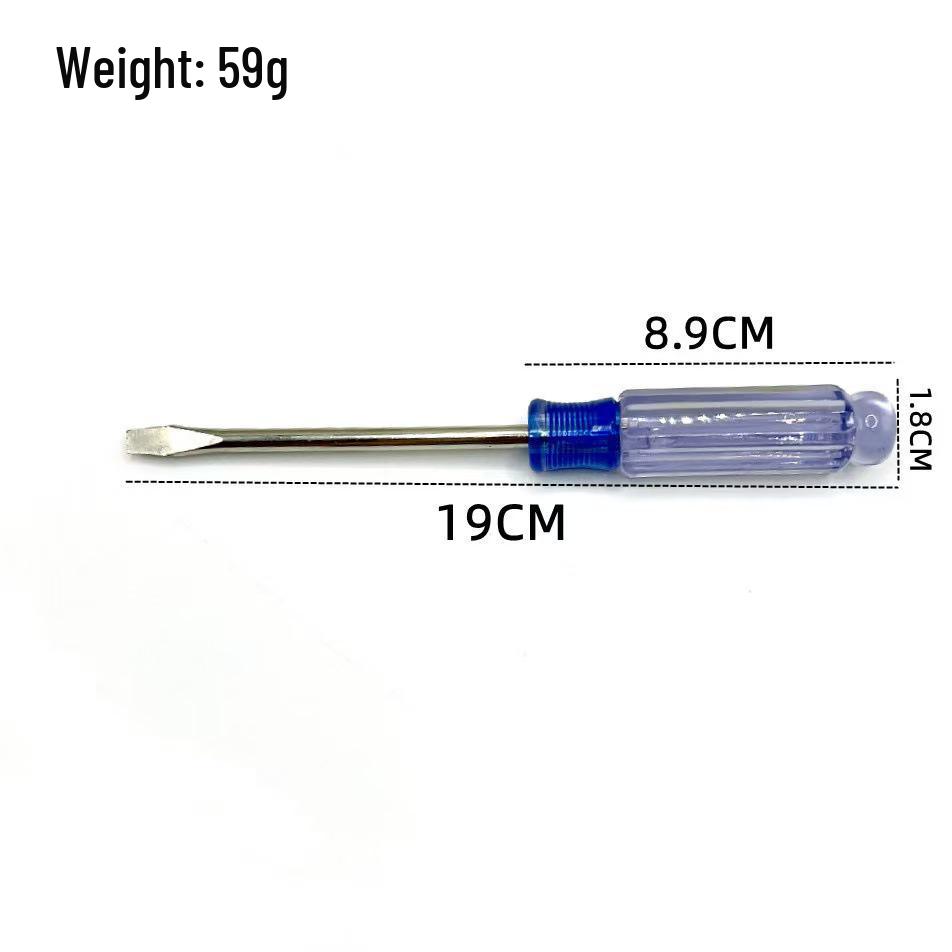Crystal Clear Mini Screwdriver Set for Mobile Phone Repair: Includes Both Phillips and Slotted Heads.