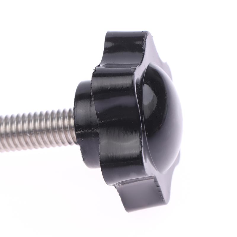 2 szt. Sprzęt przemysłowy M6 M8 M10 38 # gwint w kształcie gwiazdy śruba mocująca gałka bakelitowa plastikowa główka uchwyt śruba