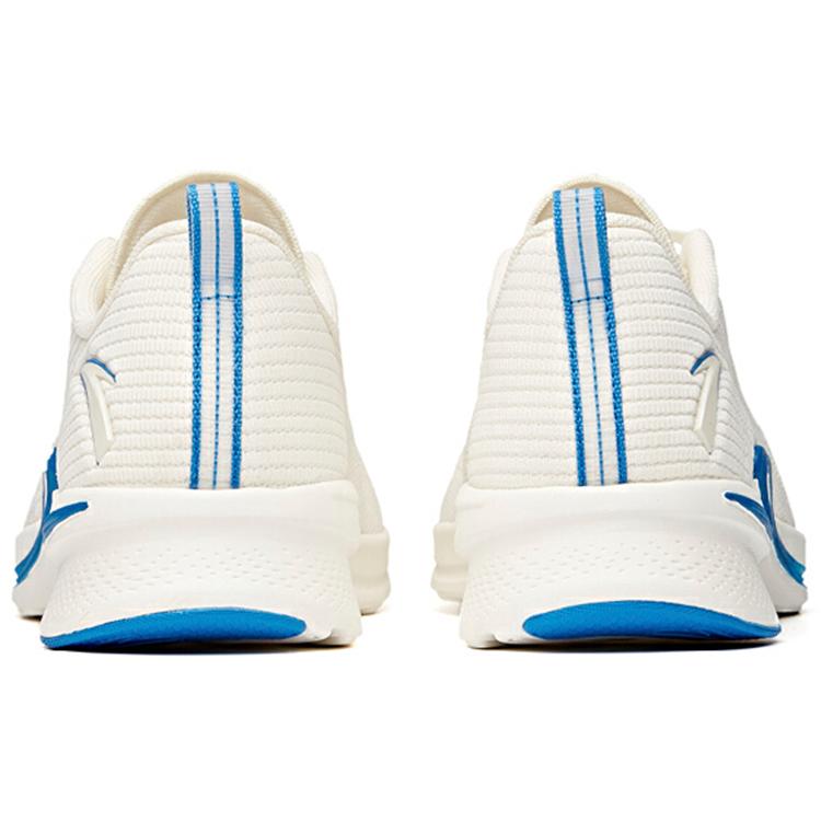 Anta Hydrogen Run II Cushioning Slip Resistant Abrasion Resistant Breathable Low Top Running Shoes Men's White Blue 912045541-2