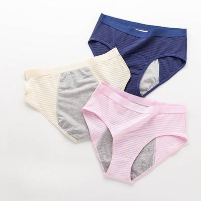 Pantaloni Fisiologici a Prova di Perdite Slip a Vita Medio-Alta Intimo Mestruale Classe A Taglie Forti Speciale Intimo Mestruale per Donna Mutandine