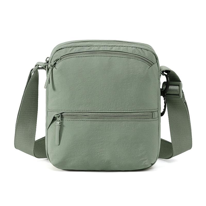 Men's Crossbody Bag Multi-compartment Shoulder Bag Lightweight Commuter Small Square Bag