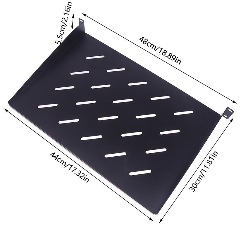 1U Server Rack Mount Shelf Vented Cantilever Tray For 19Inch Network Equipment Rack & Cabinet, Fine Workmanship