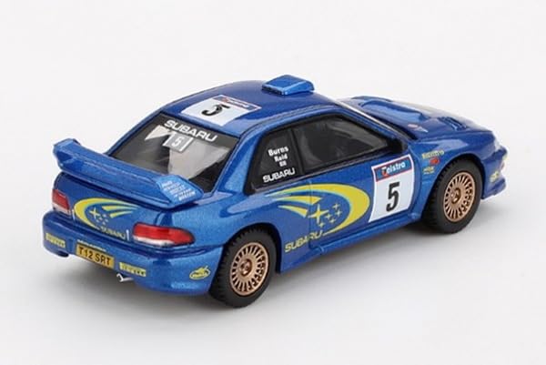 MINI GT Scale Subaru Impreza WRC99 Rally Australia 1999 Winner Australia Exclusive Finished Model 1/64 #5 (Left-Hand Drive) MGT00986-L