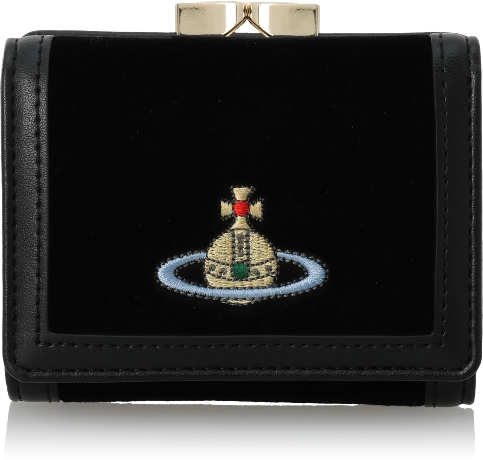 

Vivienne Westwood Clasp Wallet 51010018 W00BX N405 BLACK EMBROIDERED ORB [Used]