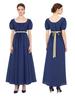 Bridgerton Regency Kleid: Hochtailliertes viktorianisches Kleid für Halloween & Teepartys