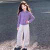 Moonkids Girls' 2026 Autumn Casual Sportswear Set