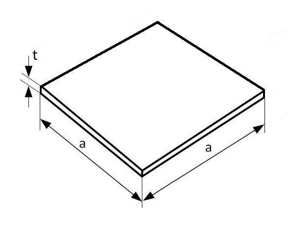 Stahlblechformat /B 3X200X200