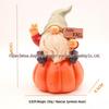 European-American Harvest Festival Resin Scarecrow & Gnome Ornaments for Thanksgiving