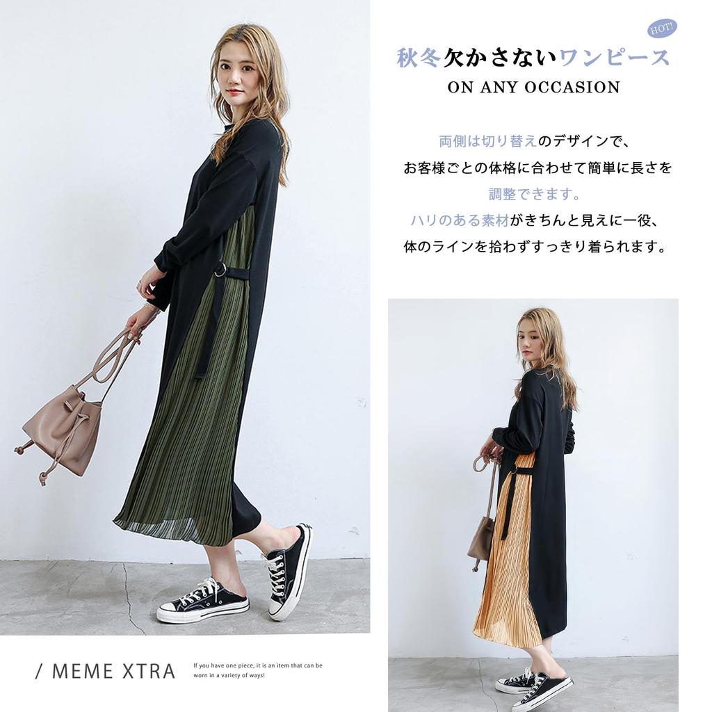 MEME XTRA Long Sleeve Perfect for and Features a contrasting a solid and a maxi Available in plus This and elegant dress is perfect for office or a