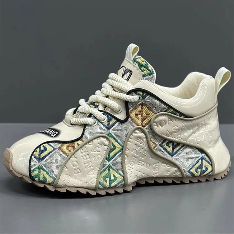 Fashion Fashion Men's Casual Shoes Quality Men's Sneakers Comfortable Wear-resistant Male Platform Shoes Anti-slip Running Shoes for Men