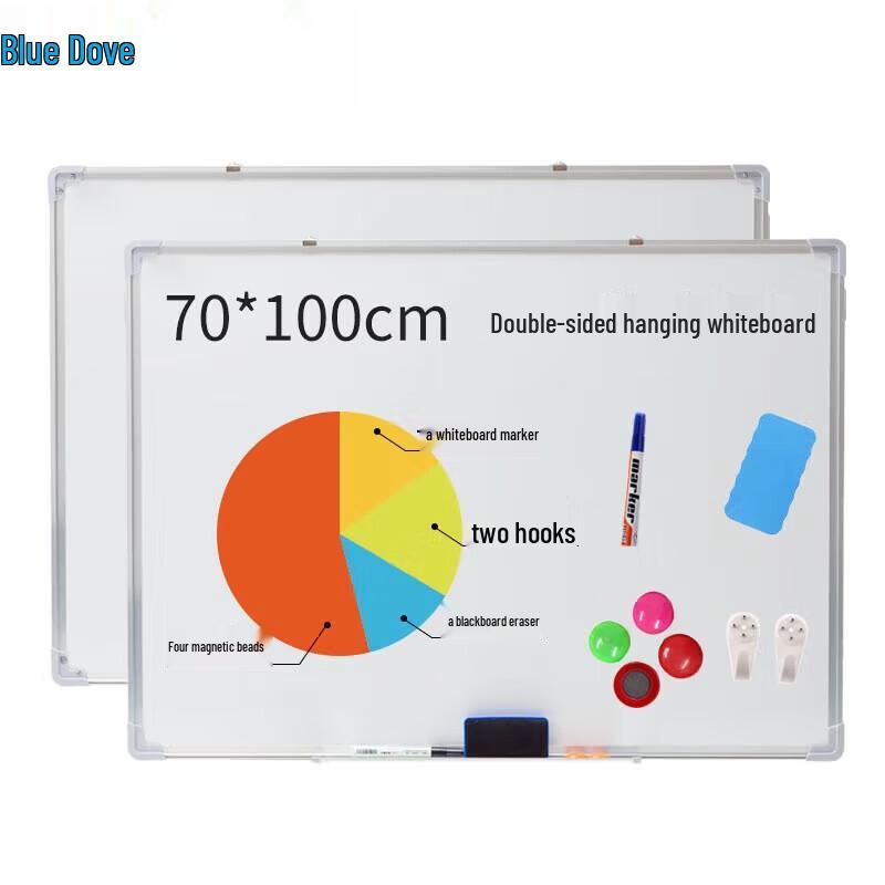 Langge Double-Sided Wall Whiteboard 70x100cm
