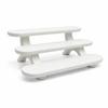 Three-Tier Display Rack Plastic Desktop Stand Versatile Countertop Organizer  Bathroom Countertop