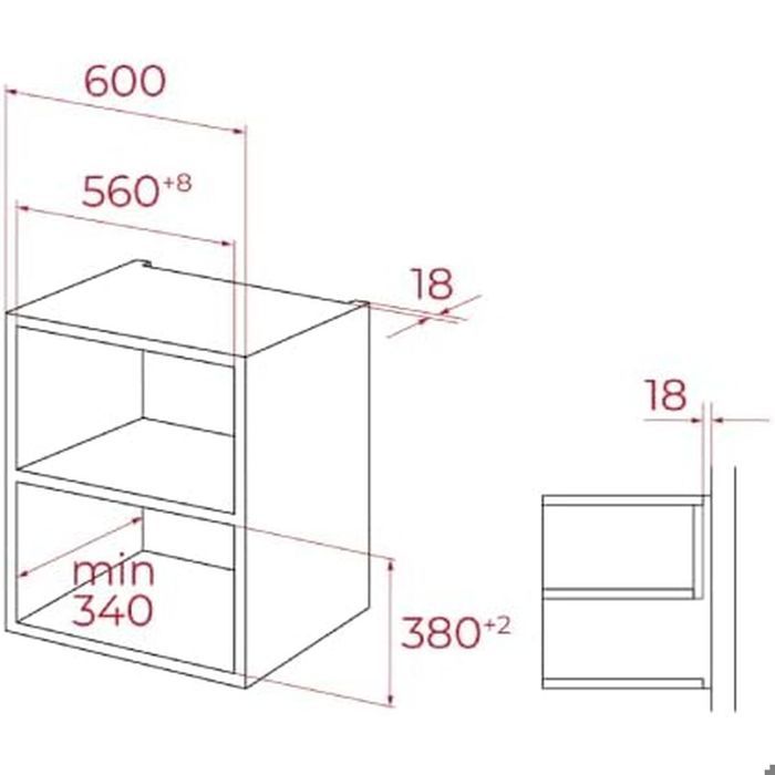 Micro-ondes avec Gril - TEKA - MSEG825FI - 25L - Acier inoxydable - Pose libre