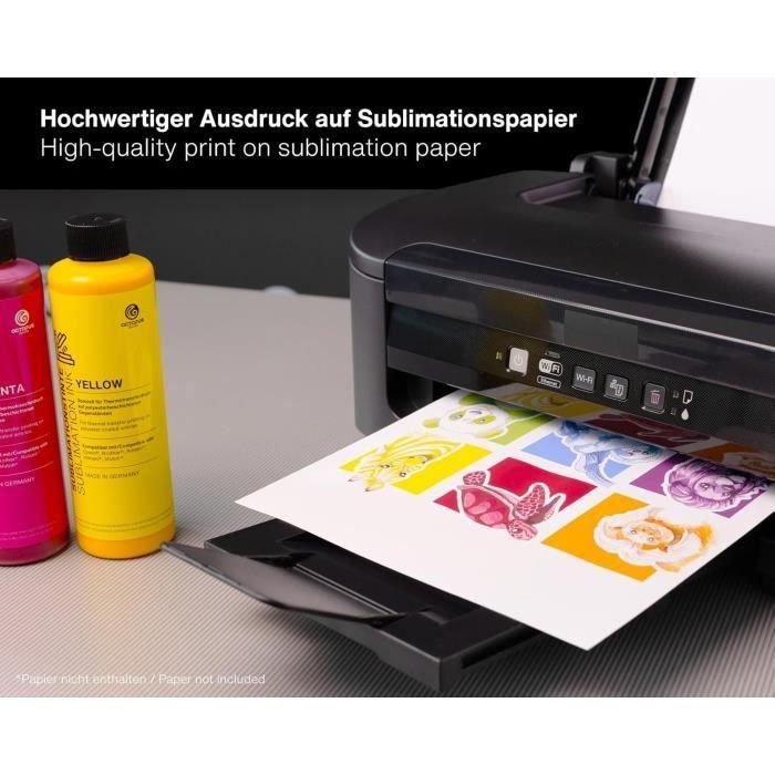 Encre de sublimation Octopus 4x 1 Liter pour Epson,Brother,Roland,Mimaki,Mutoh