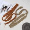 Women Decorative Wax Rope Belt Bohemian Fringed Belt Girl Dress Accessories Ethnic Waiststrap Female Waist Ornament