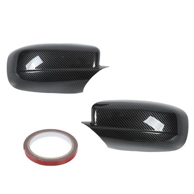 2 PIÈCES Cache de Rétroviseur Style Fibre de Carbone avec Adhésif Double Face Remplacement pour Chrysler