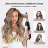 360 Rotating Automatic Hair Curler, 25mm Curling Iron with LCD Display, Adjustable Heat Setting 100-220C, Titanium Curling Iron, Rotating Hair Curler