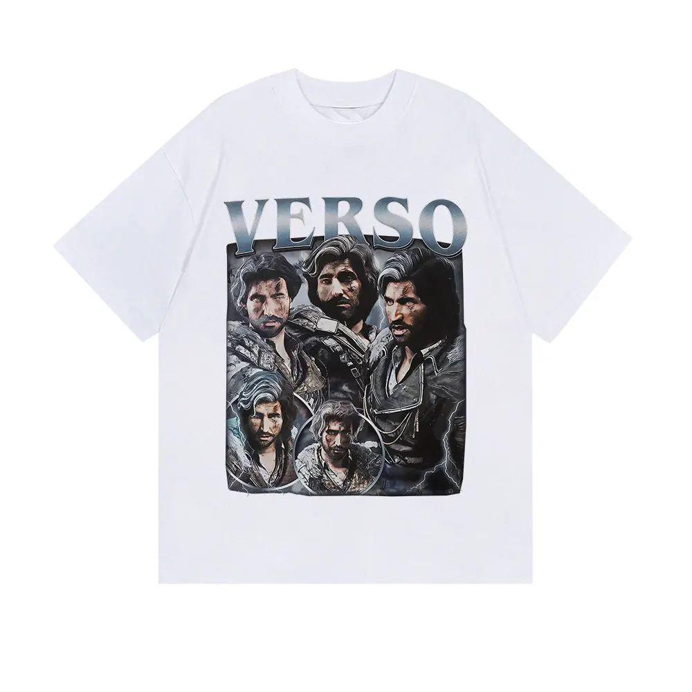 Y2k Vintage Gothic Fashion Short Sleeve Verso Game Clair Obscur Expedition 33 Graphic T Shirts Print Cotton Tshirt Unisex