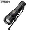 Strong Light Flashlight Telescopic Zoom Aluminum Alloy Flashlight TYPE-C Fast Charging Far Spot Outdoor Searchlight