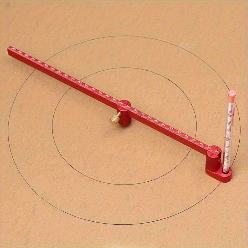 1pc 36.5mm-300mm Woodworking Scribing Gauge Center Finder Ruler Lengthening Aluminum Alloy Scribing Circle Ruler Woodworking