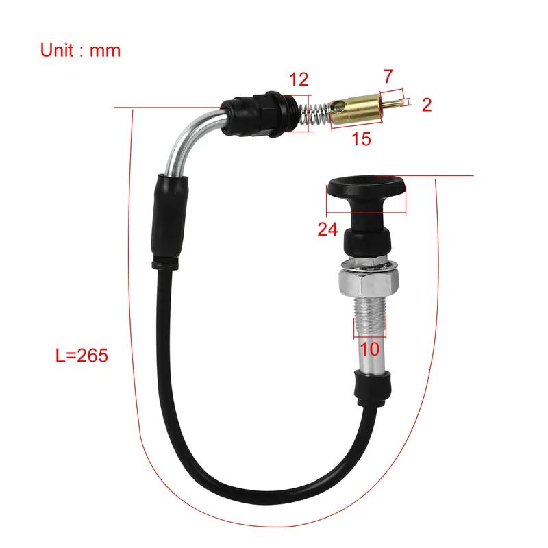 Motorcycle Carburetor Choke Cable for Harley Davidson HSR Mikuni HD HSR42 HSR45 HSR48 CV40 42/45/48mm Mikuni Carb 990-662-002