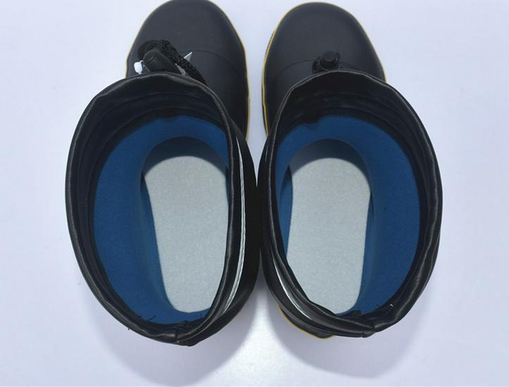 Men's Puncture-Resistant Steel Toe Rain Boots – Mid-Calf Rubber Work Shoes for Construction & Fishing