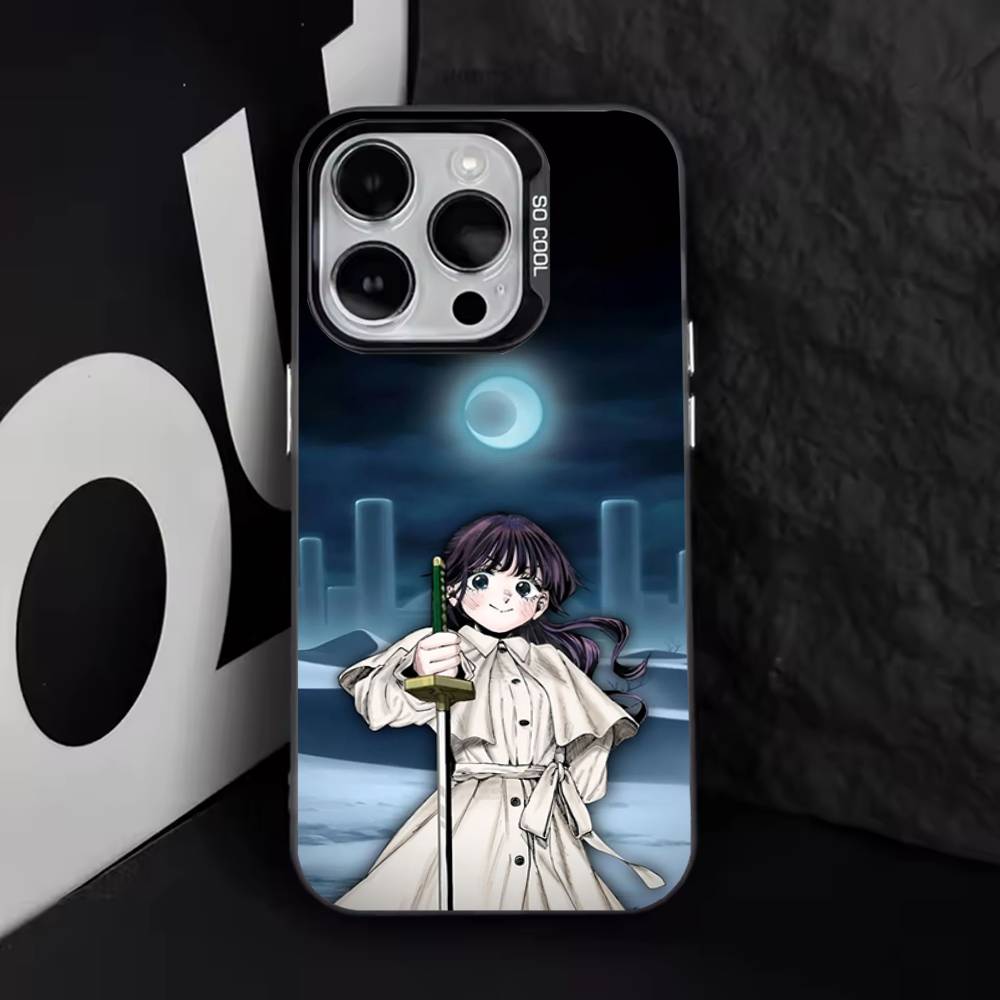 Süße K-Kaoruko-Waguri Handyhülle Für iPhone 17,16,15,14,13,12,11,Pro,XS,Max,Plus,Mini,SE4,E IMD Mattschwarz