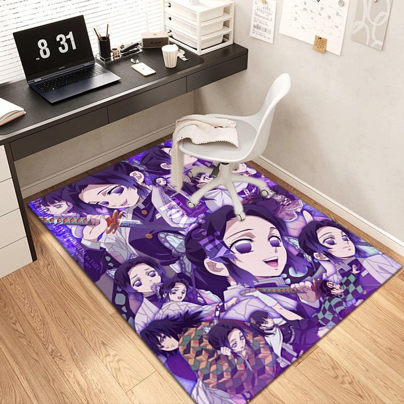 Japanese manga artist Koyoharu Gotouge's Demon Slayer carpets, home decor, non-slip door mats, hallway seat mats, outdoor picnic mats, rugs H7