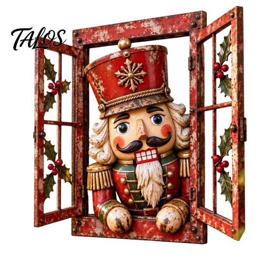 Decorative Accents Funny Pet Window Ornament for Christmas, Festive Table Office Holiday Decoration Decor Home Living Room Display