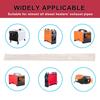 Exhaust Heat Insulation Sleeve Kit, Fiber Exhaust Pipe Heat Sleeve with 2 Clamps, High Temperature Protection Wrap for