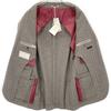 BRUNELLO CUCINELLI MR4618200 Cashmerex Wool Tweet Jacket Jacket 50 BrownUsed